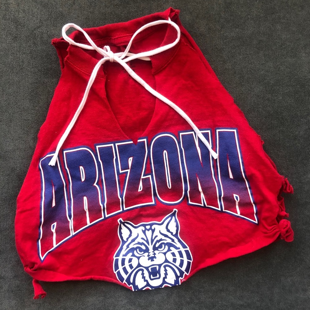 Custom U of A crop top